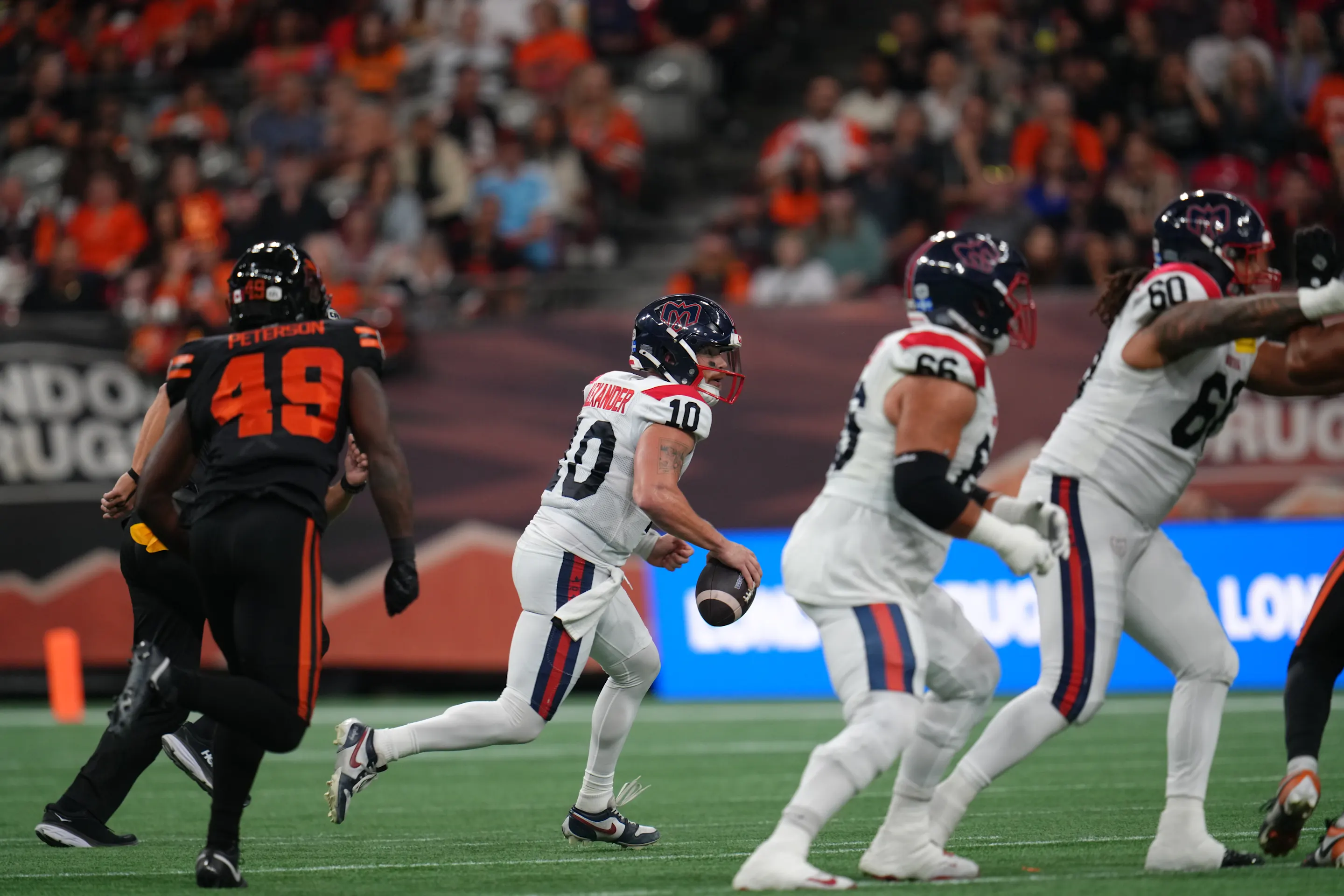 Als fall to Lions in B.C. on Saturday night