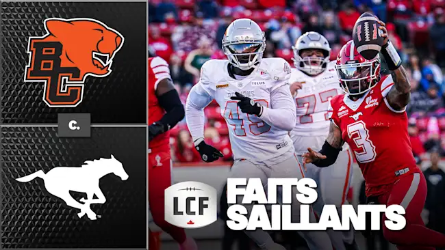 Semaine 20 : Calgary 32, C.-B. 13
