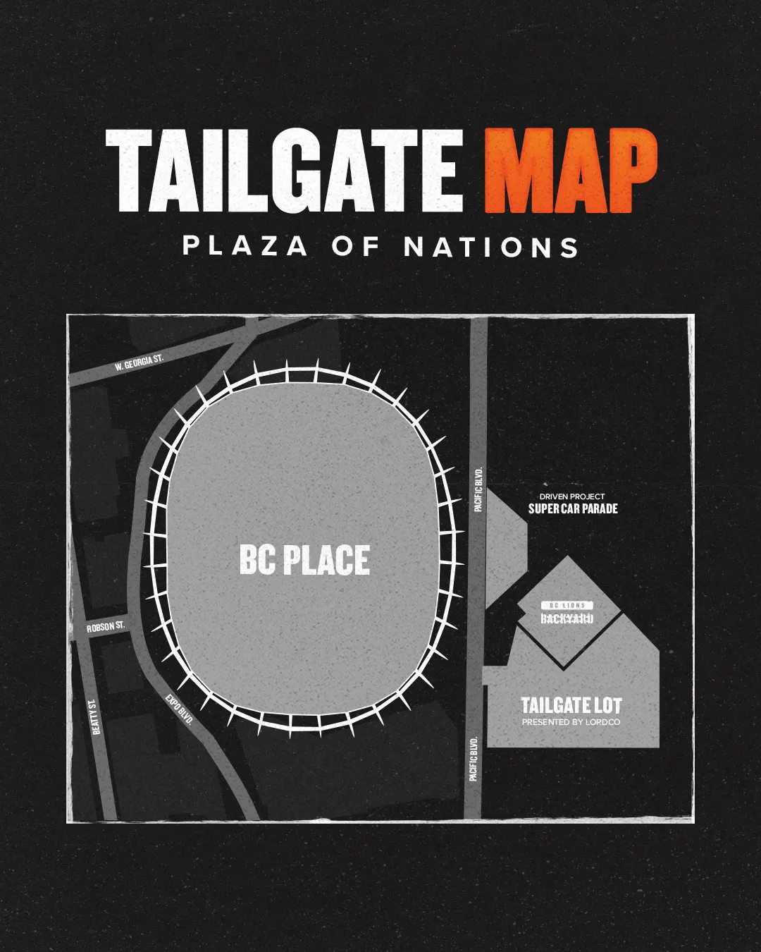Tailgate Map