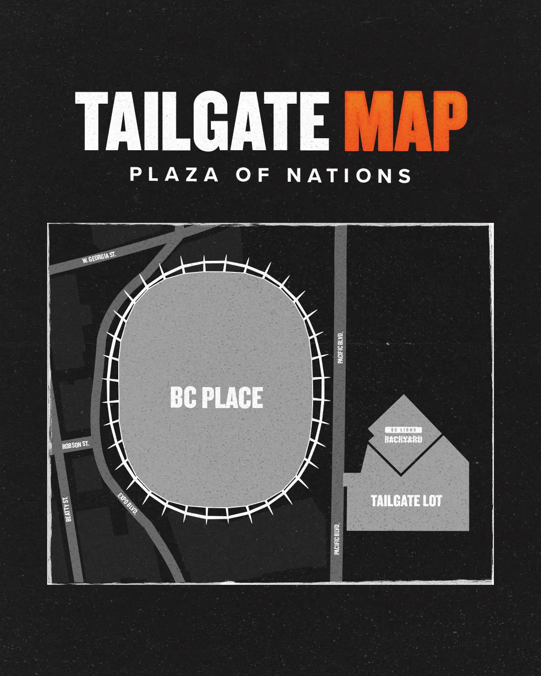 Tailgate Map