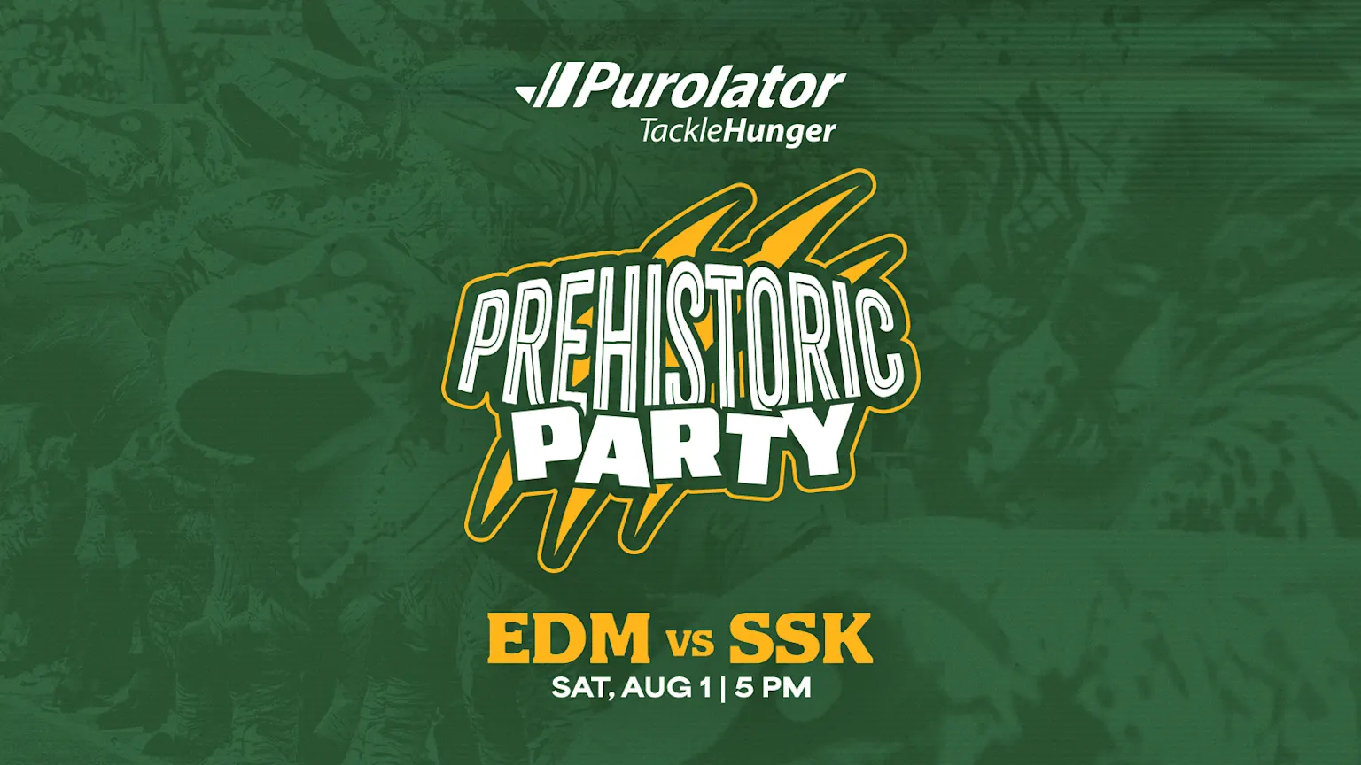 Assets - Game Themes - Prehistoric Party (Thumbnail) x Purolator TackleHunger - 2026