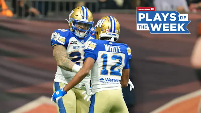CFL Plays of the Week - Week 21, 2026