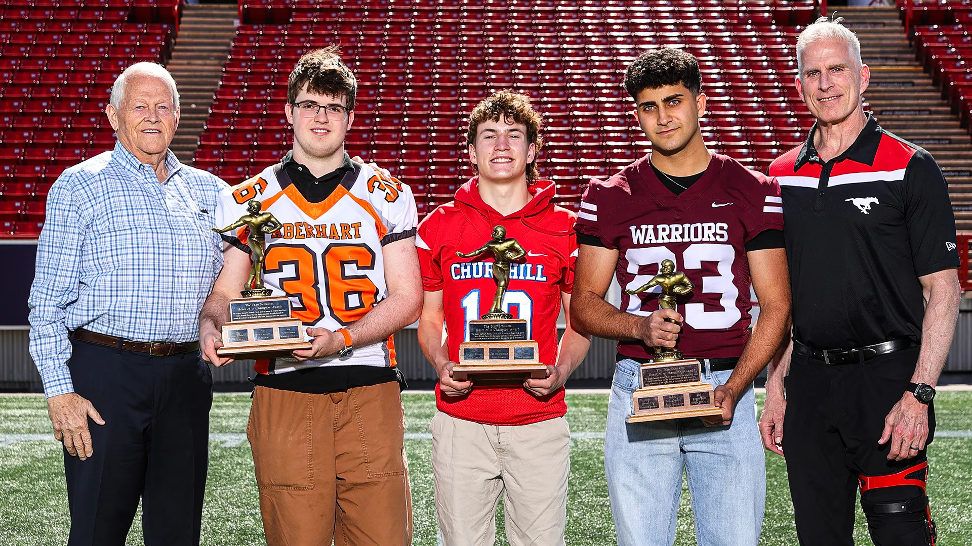 Stamps Announce Stan Schwartz - Heart Of A Champion Award Winners