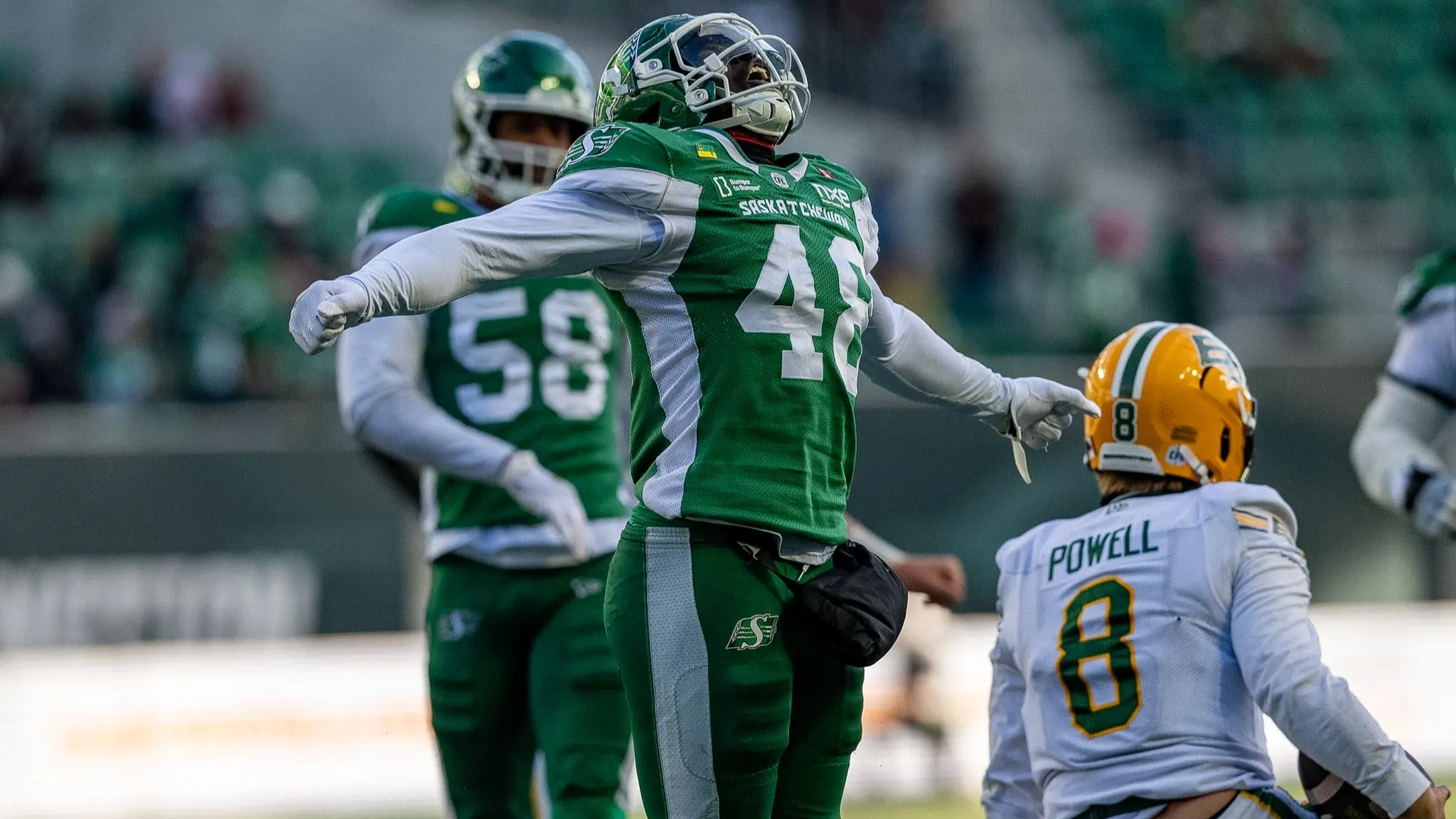Gbenda, Adams, Williams celebrate landmark CFL games
