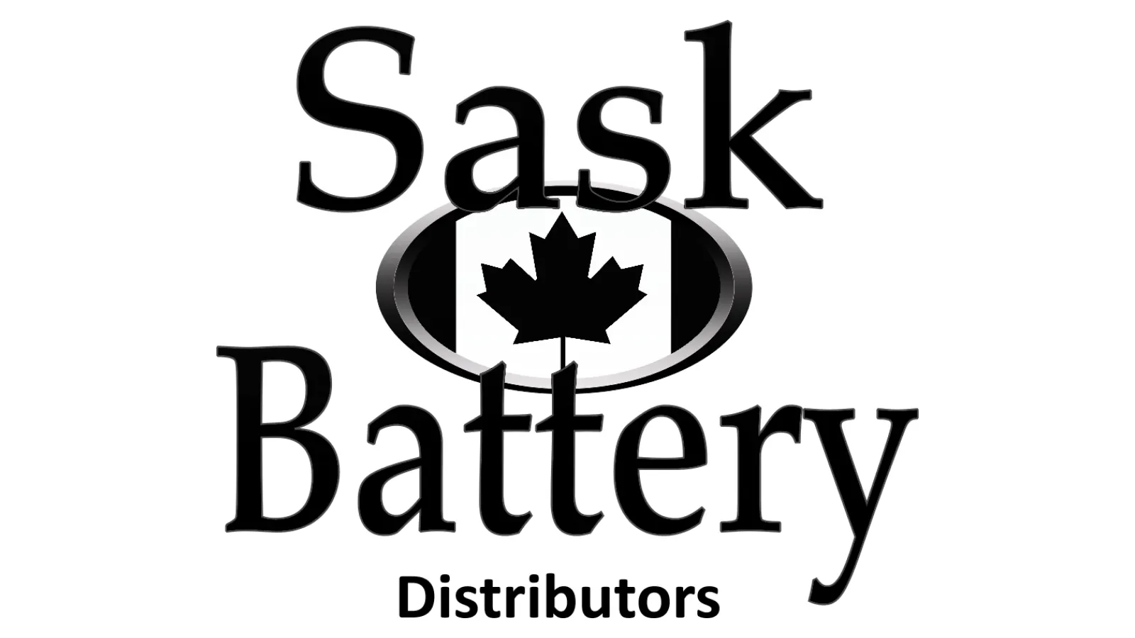 Sask Battery Distributors - Black Logo