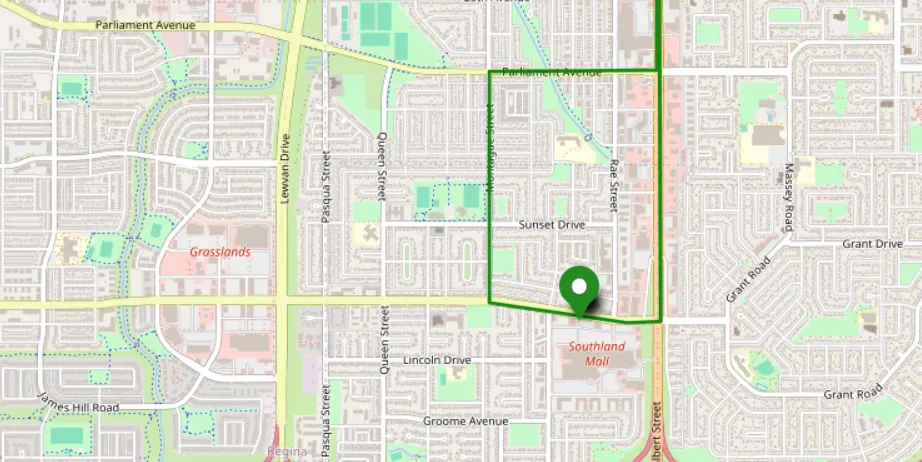 Southland Mall Map