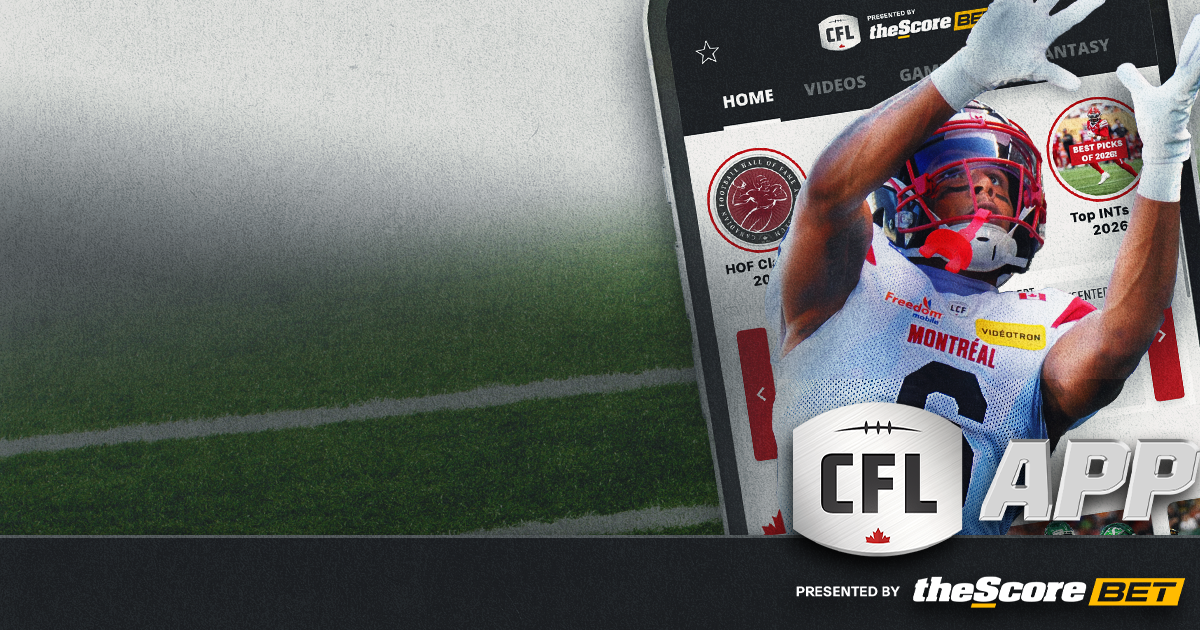 Official app of the CFL available now Official app of the CFL available now