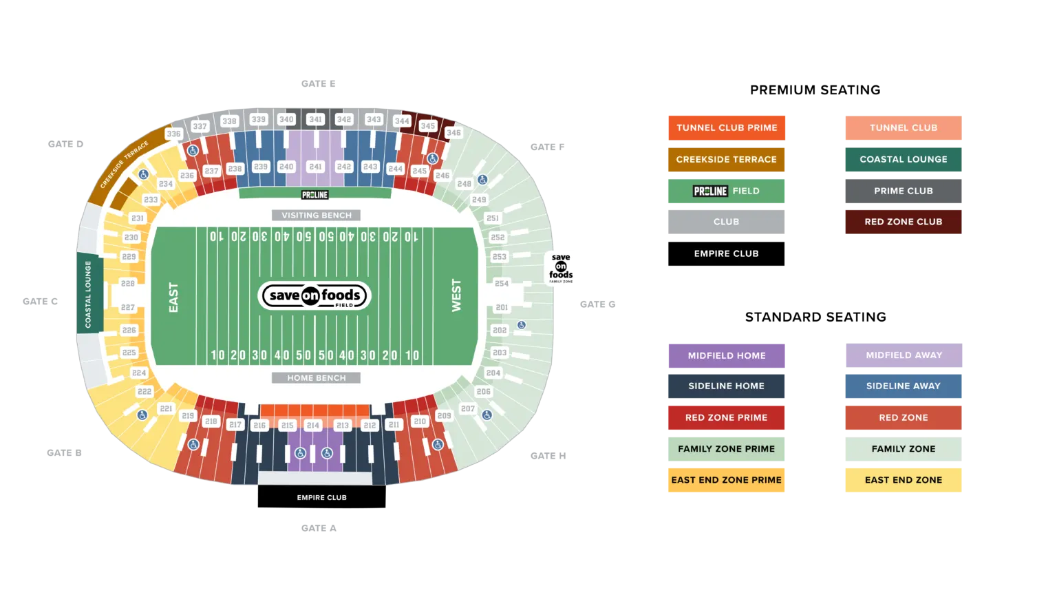 Seating Chart - BC Place