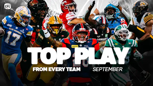 Top Play From Every CFL Team | September 2026