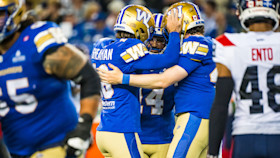 Bomber brigade halts Alouettes' win streak