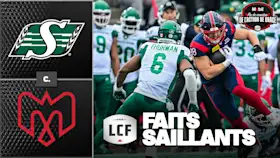 FDS de l'Action de grâce Mobil : Montréal 44, Saskatchewan 24