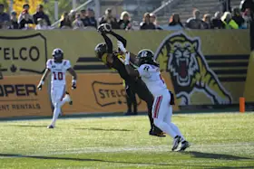 Tiger-Cats force four turnovers, down REDBLACKS in regular season finale