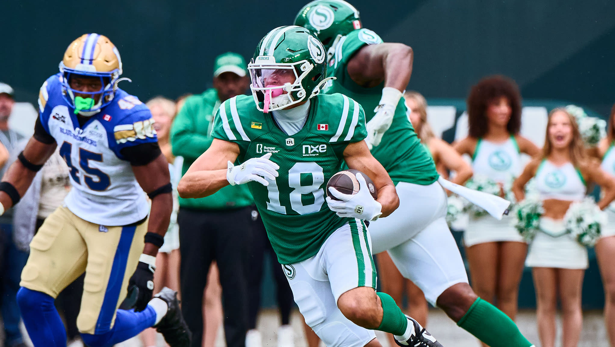 Riders survive OT thriller in OK Tire Labour Day Weekend win over Bombers