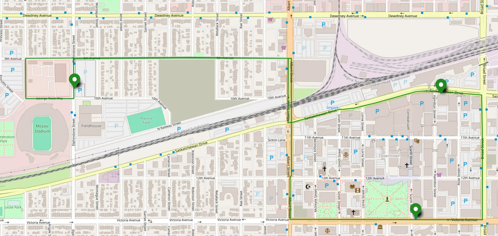 Downtown Map