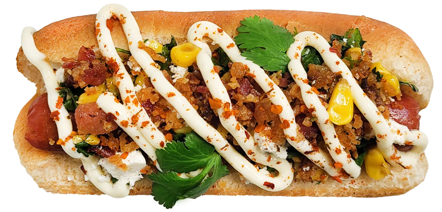 The REDBLACKS Street Corn Dog
