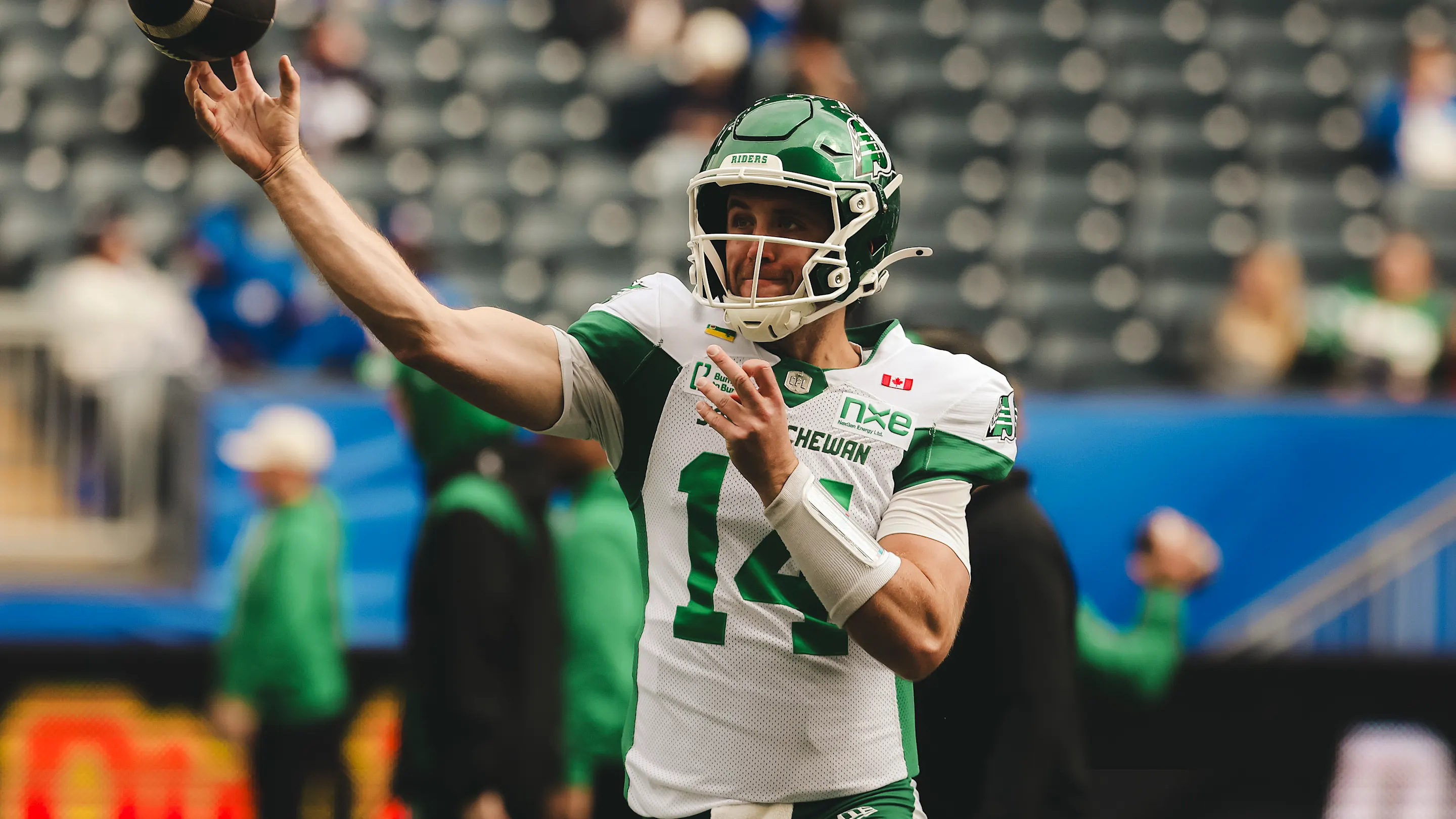 ROBSERVATIONS: Coan and microphones … Harris on hold … KeeSean ties Riders receiving record … and a torrent of tidbits