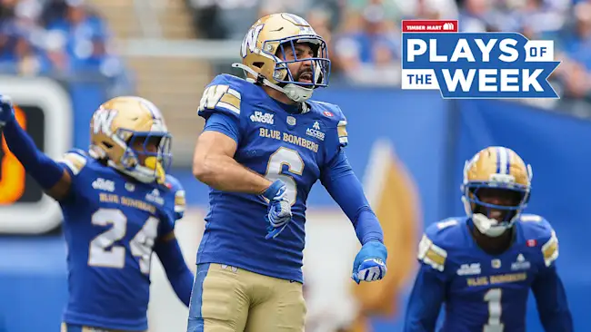  CFL Plays of the Week - Week 15, 2026