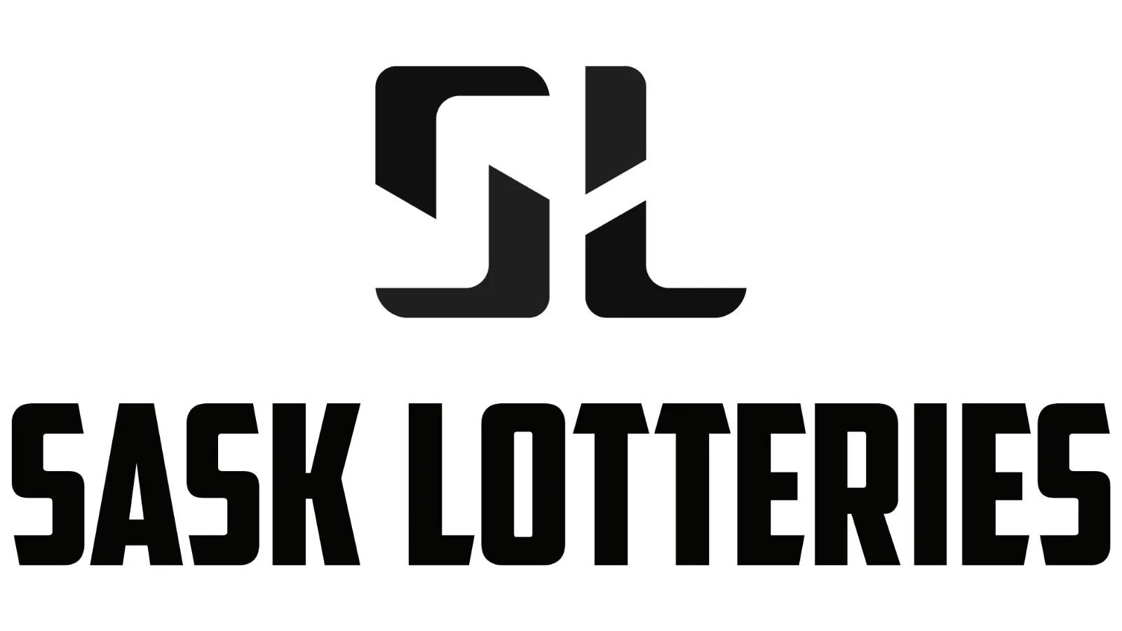 Sask Lotteries - Black Logo