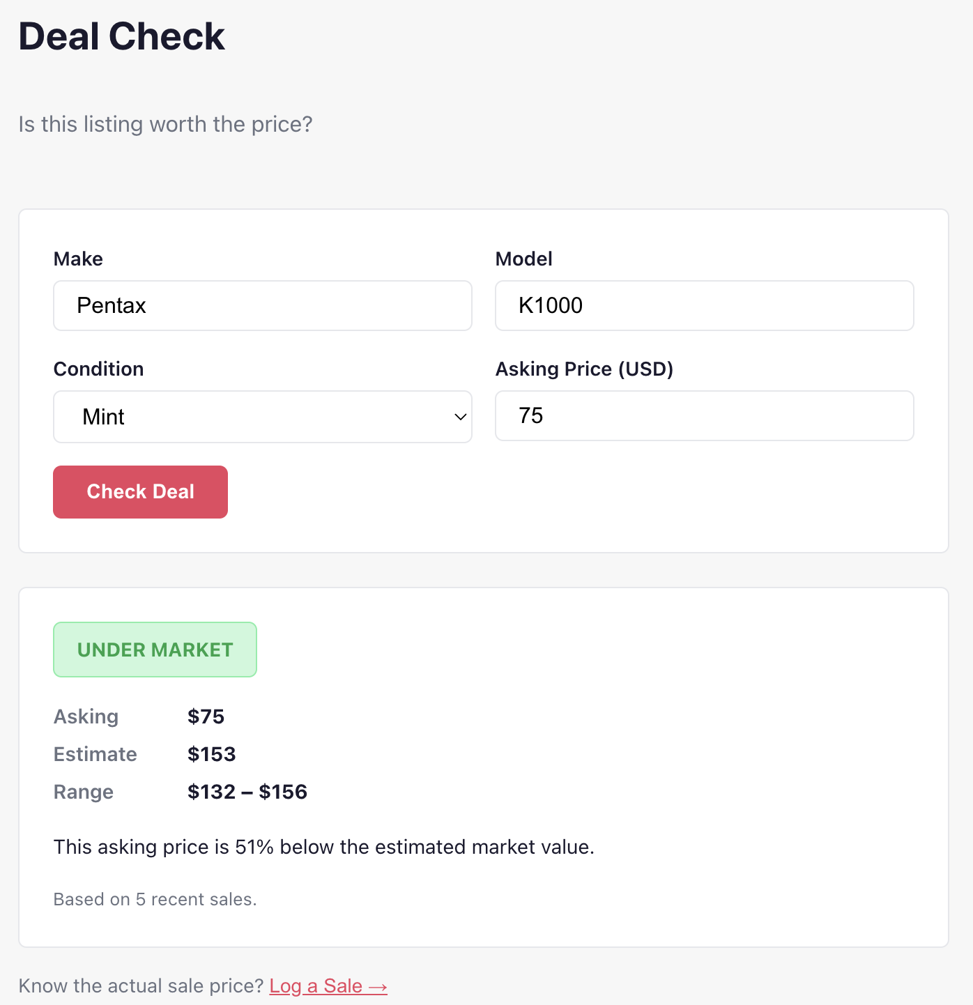 demo 2 deal check