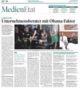 Unternehmensberater mit Obama Faktor