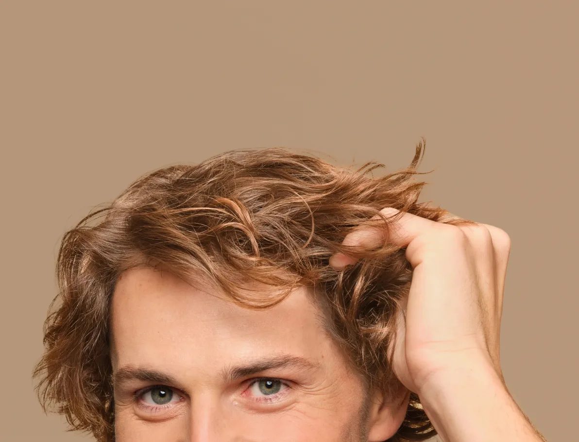 A man with nice hair