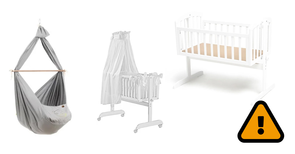 De babyvaggor som återkallas