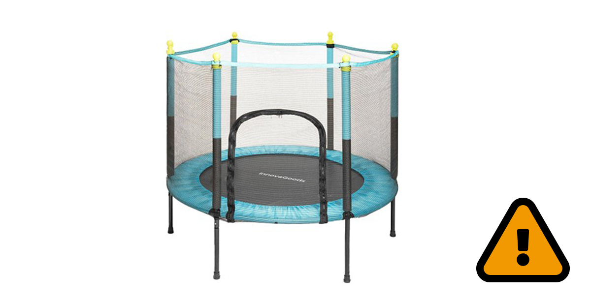 Bild på den återkallade studsmattan Innova Goods Kids Trampoline