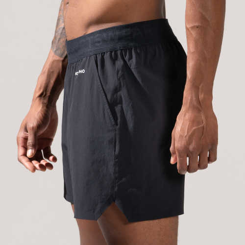 OMORPHO M O-Short Black workout shorts - side view