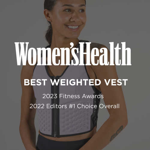 Womens healtlh award for best weighted vest by womens health for OMORPHO lavendervest