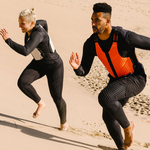 Pack Gear-Up Sand Runners Square in vest and tights