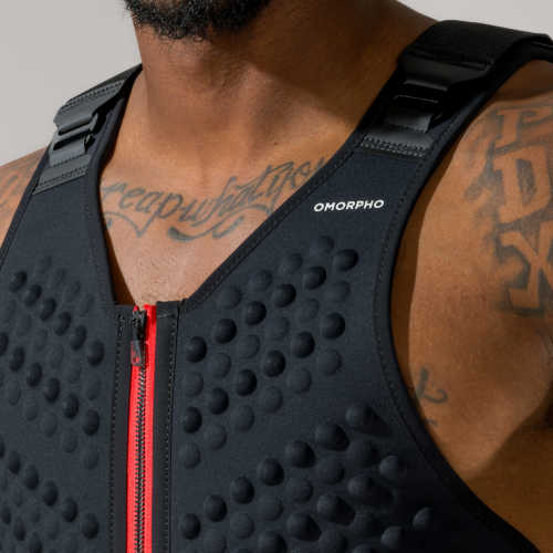 OMORPHO M G-Vest Sport light weight vest for men - front detail view