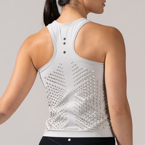 OMORPHO W G-Tank Cloud weighted tank top - back view