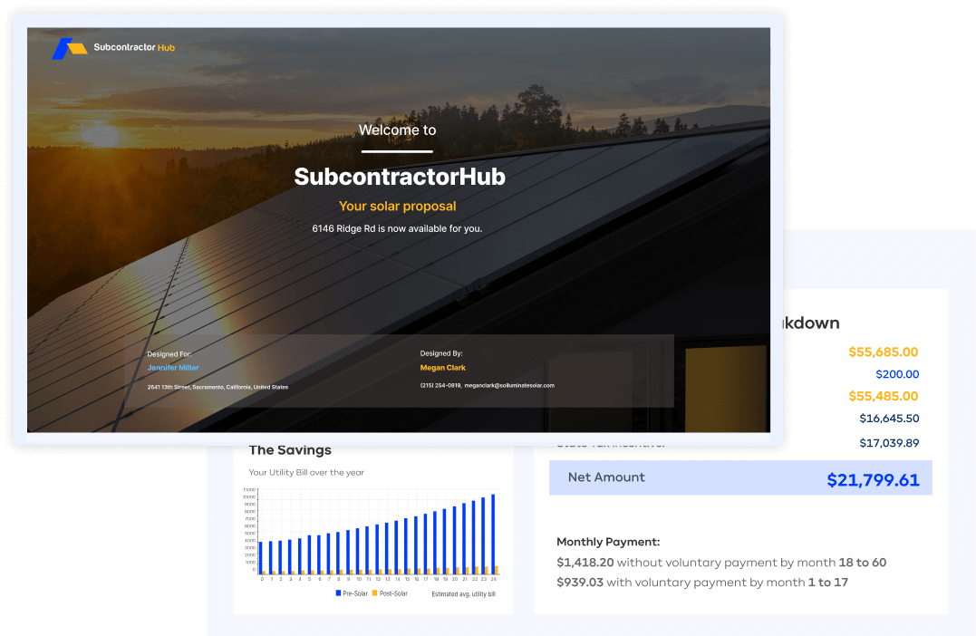 streamlining the sales process with SubcontractorHub