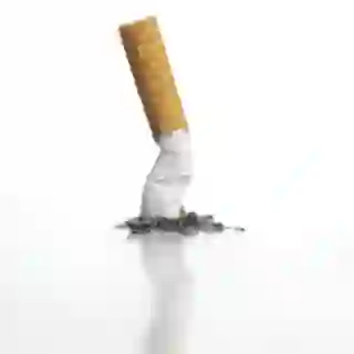 Put out cigarette