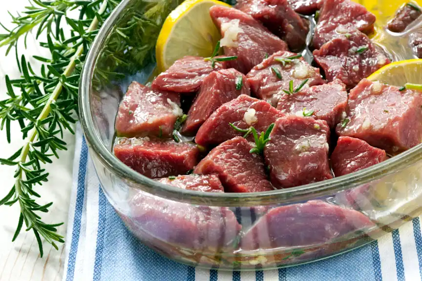 meat marinating image