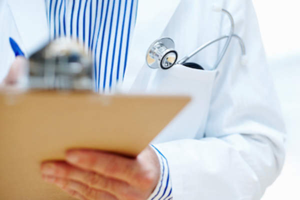 医生书写剪贴板