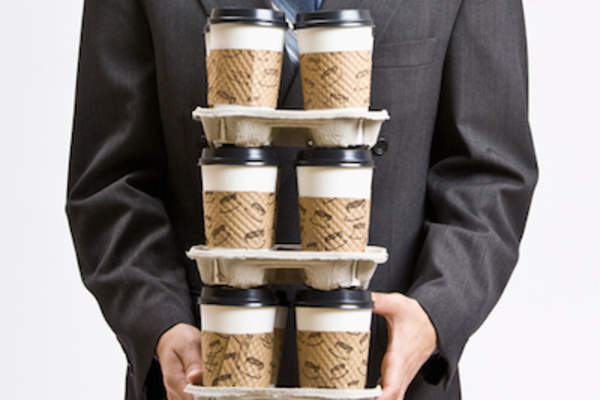 还有很多咖啡要带走。