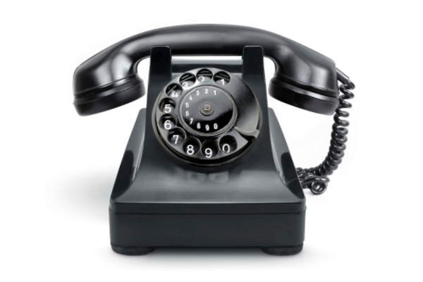 的伸出概念,老同学旋转拨号电话。