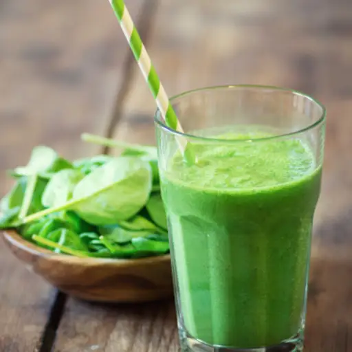 Spinach smoothie.