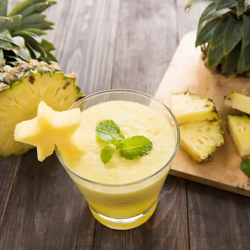 Pineapple smoothie.