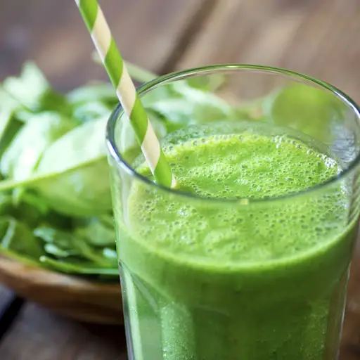 Spinach smoothie.
