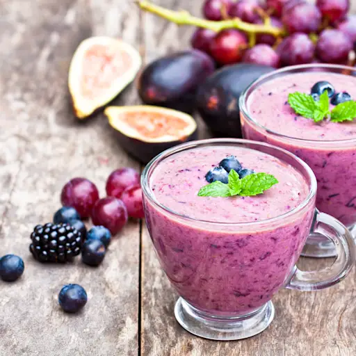 Berry smoothie.