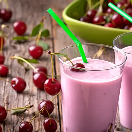 Cherry smoothie.