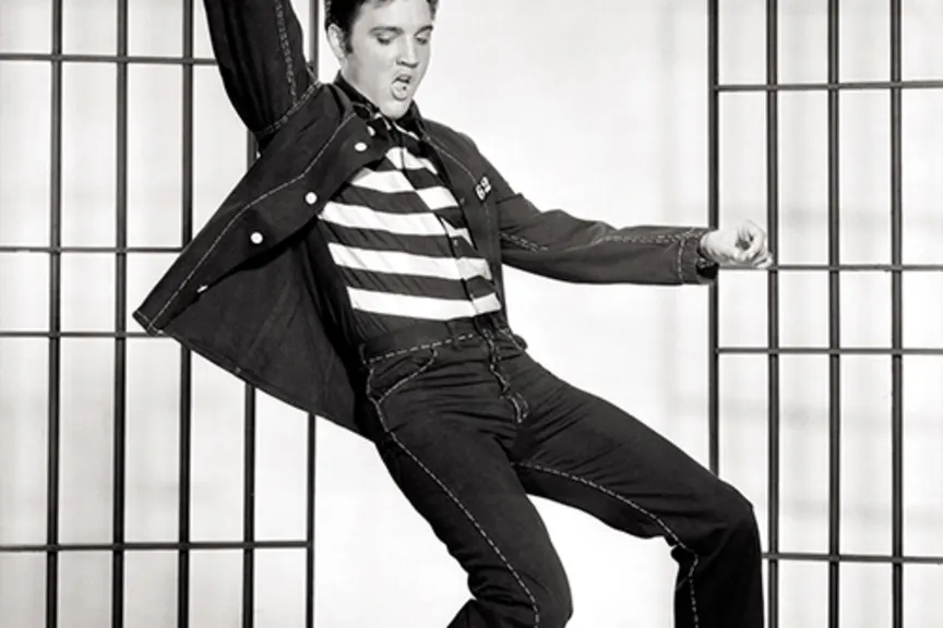 Elvis促销照片为Jailhouse Rock,1957