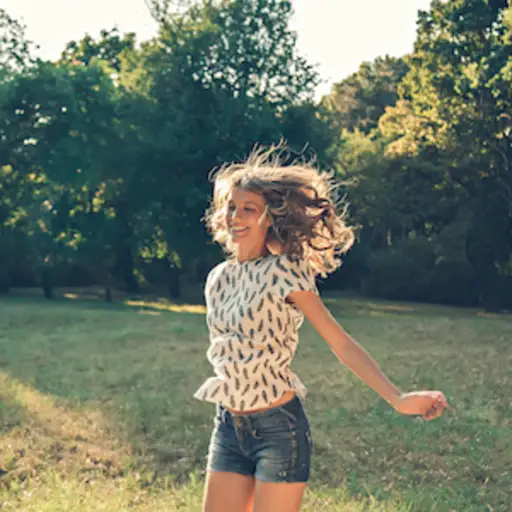 Dressed in loose summer clothes