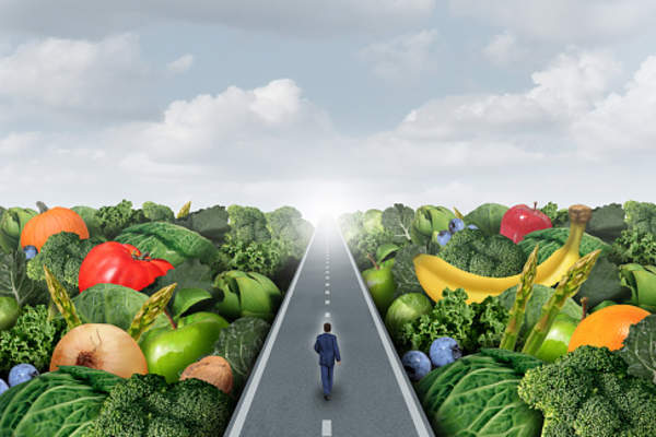 男子公路良好的营养。