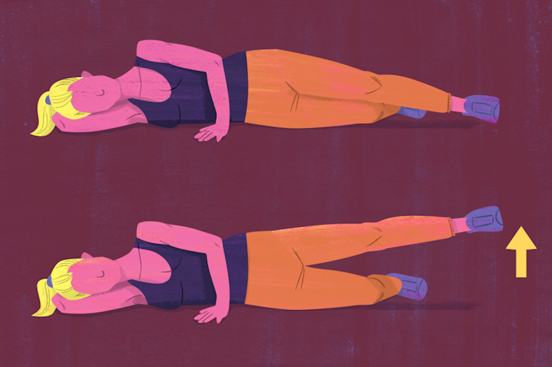 侧卧直腿抬高伊洛