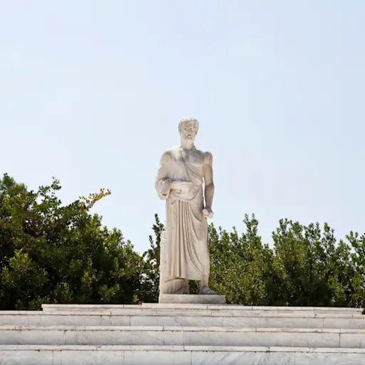 Hippocrates Statue at Larissa, Greece