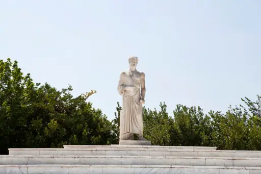 Hippocrates Statue at Larissa, Greece