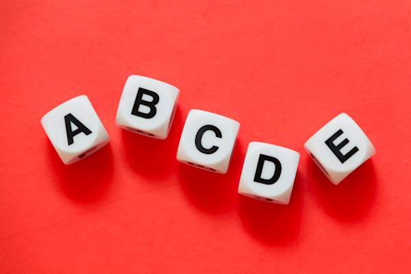 ABCDE.